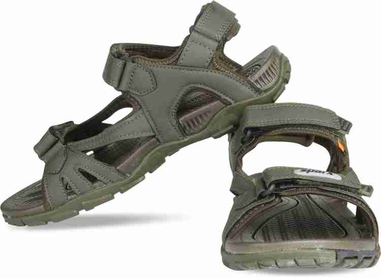 Sparx SS 496 Men Olive Black Sandals