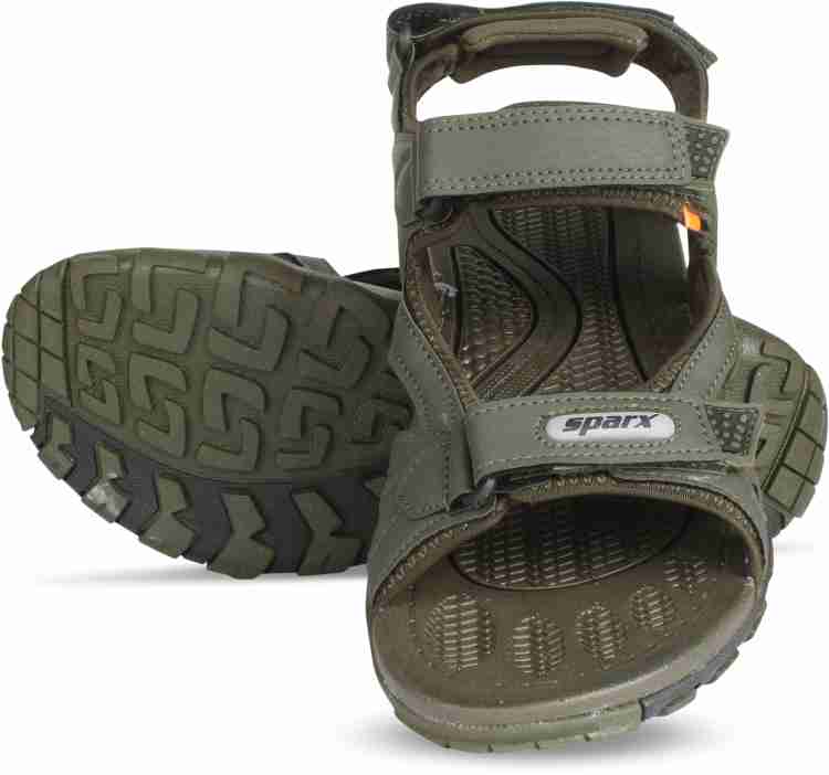 Sparx SS 496 Men Olive Black Sandals