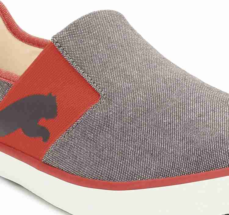 PUMA Lazy Slip On II DP Sneakers For Men Buy Asphalt Flame Scarlet Color PUMA Lazy Slip On II DP Sneakers For Men Online at Best Price Shop Online for Footwears