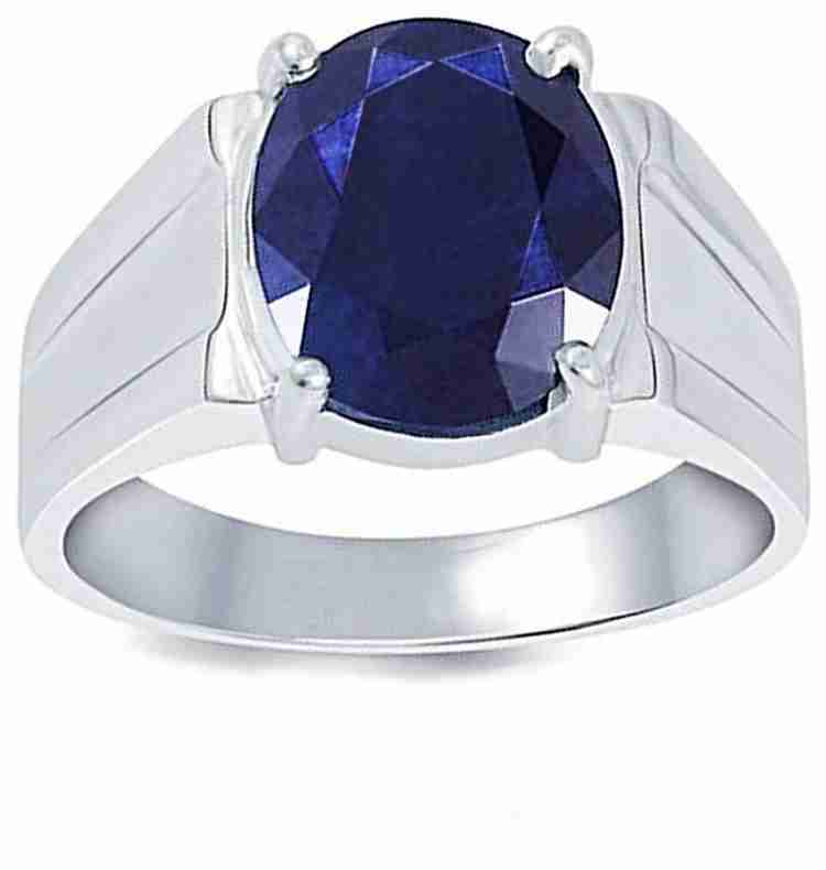 Neelam silver online ring design