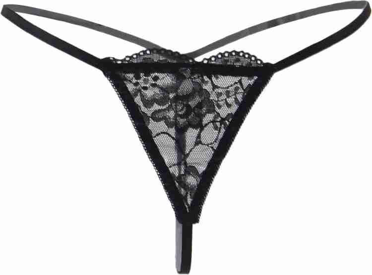 MAWCLOS Women Briefs Bow Design Thongs Stretchy Panties Soft Summer  Seamless Underwear Black 2XL 
