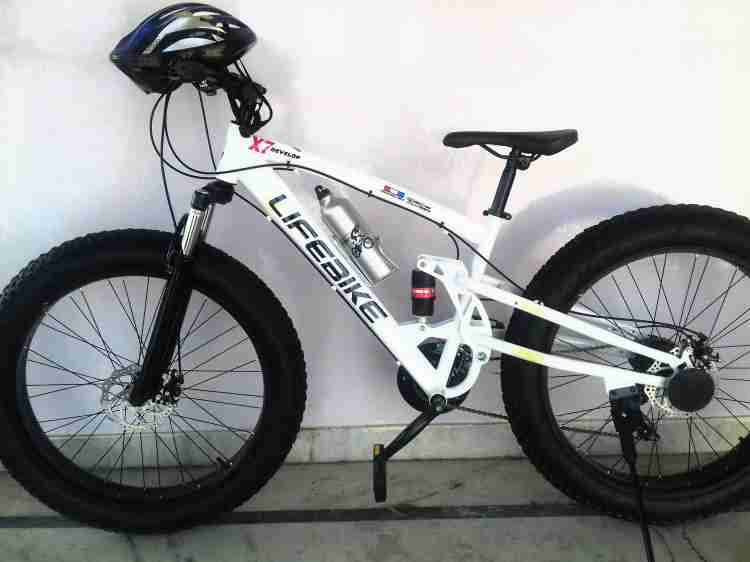 maatrixx Lifebike fat bike with dual disc brake suspensions 21 gear and 26 t wheel size 26 T Fat Tyre Cycle Price in India Buy maatrixx Lifebike fat bike with