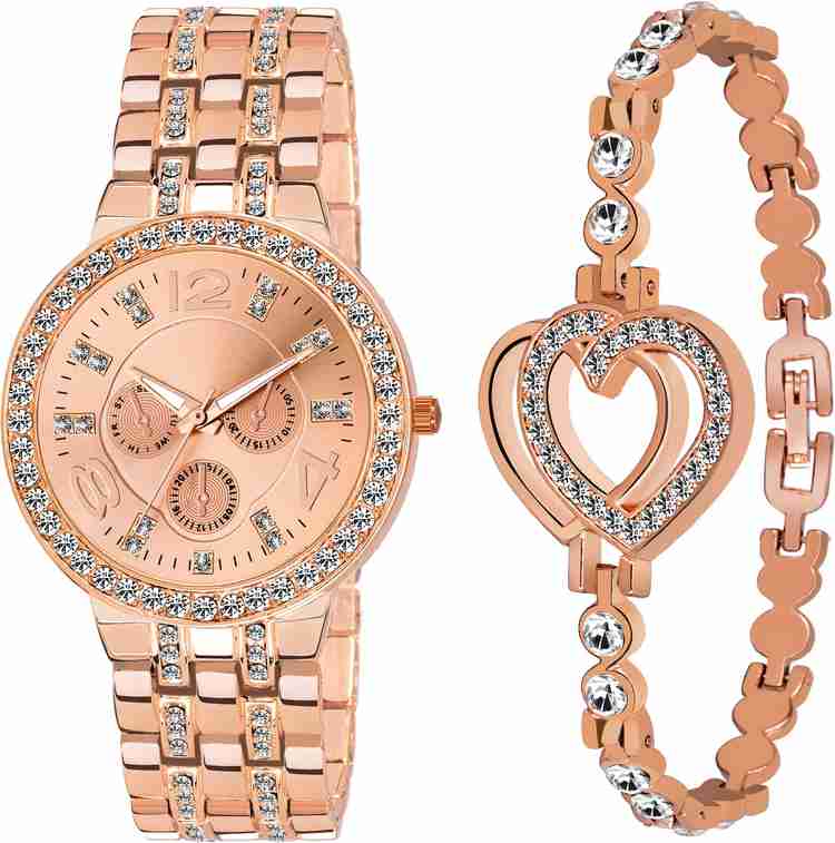 DENIM JORDAN Analog Watch For Women Buy DENIM JORDAN Analog Watch For Women BR180 Copper New Arrival Analog Bracelet Stylish Fancy Online at Best Prices in India Flipkart