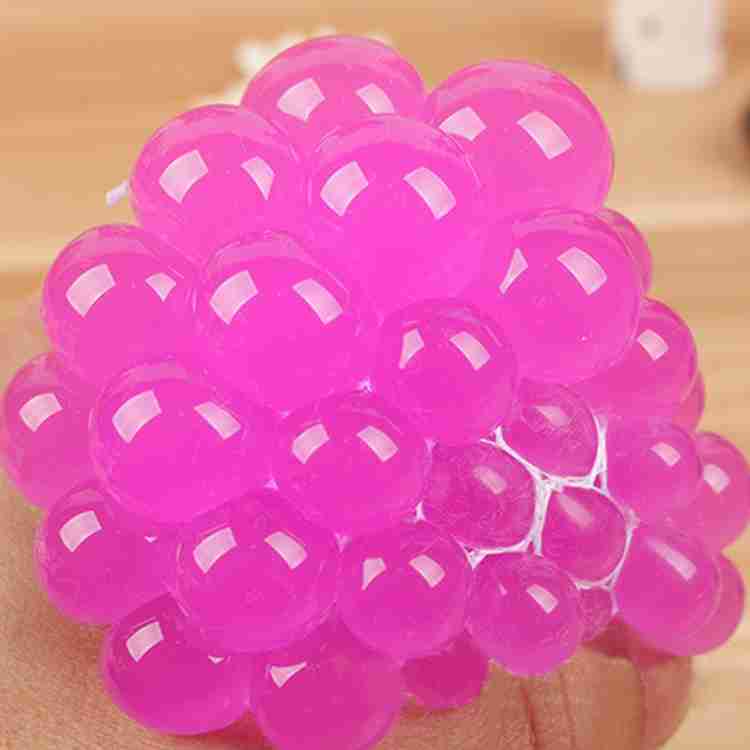 Orbeez stress ball with net outlet