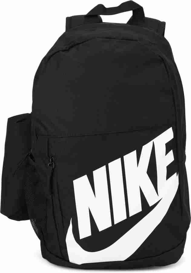 Nike backpack black and white on sale