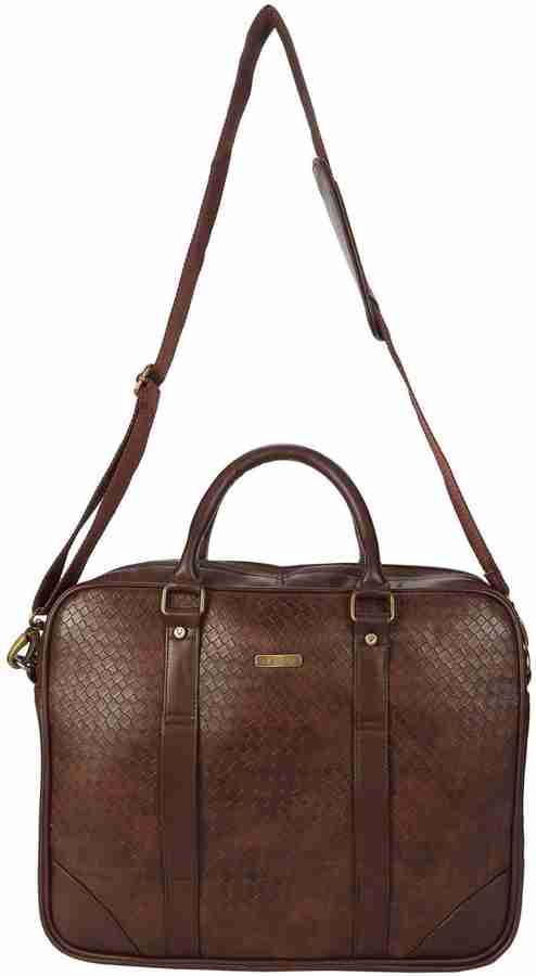 Allen Solly 15.6 inch inch Laptop Messenger Bag Brown Price in India Flipkart