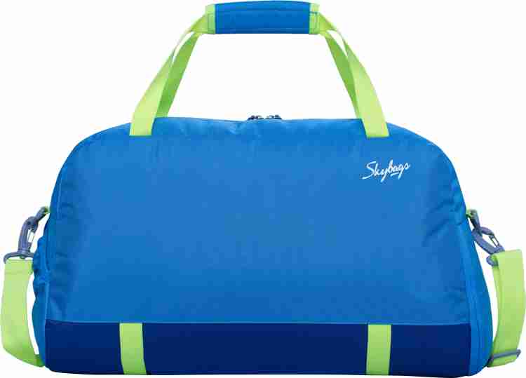 SKYBAGS Expandable HYPE GYM BAG 02 BLUE Duffel Without Wheels Blue Price in India Flipkart