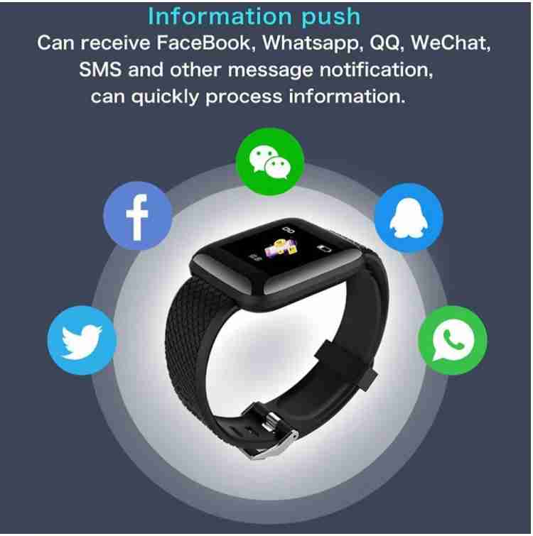 116 plus best sale smart bracelet