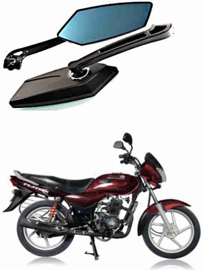 NRS Manual Rear View Mirror For Bajaj Platina 100 DTS i Price in India Buy NRS Manual Rear View Mirror For Bajaj Platina 100 DTS i online at Flipkart
