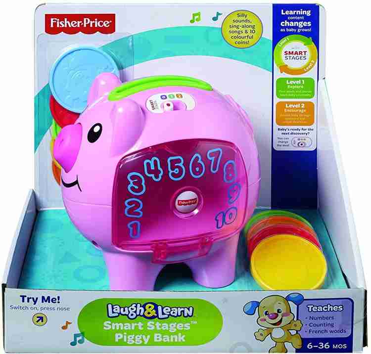 Fisher price laugh and learn piggy outlet bank coins
