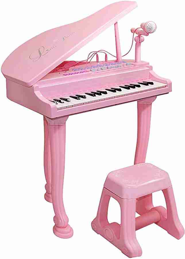 Honor Y Kids Toy Grand Piano With 37 Key Keyboard Stool Kids Toy