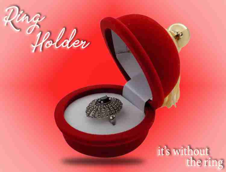 Velvet ring sales holder box