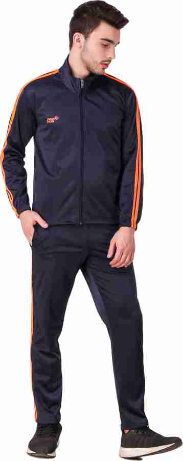 Blue and cheap orange tracksuit