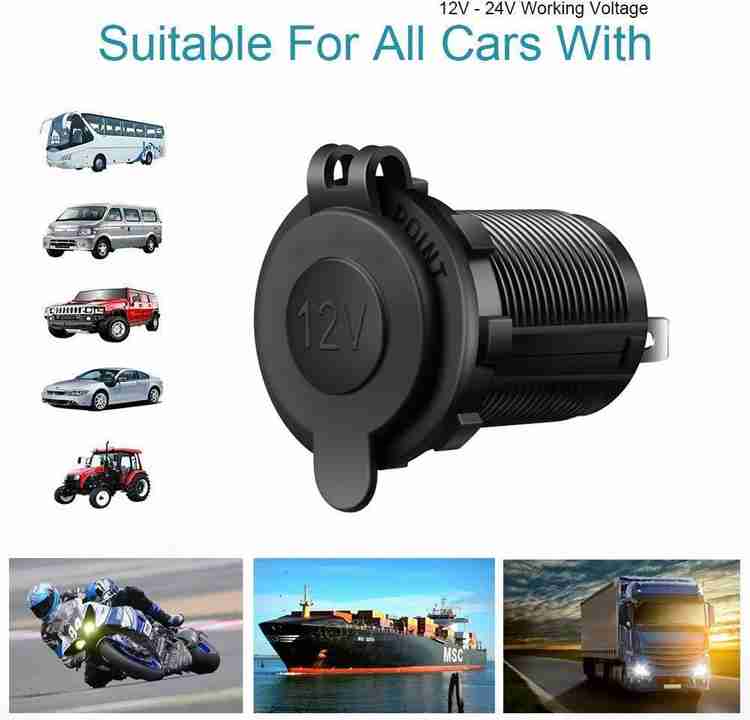 Car cigarette lighter socket shop voltage