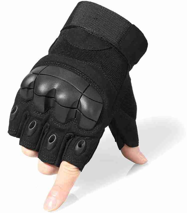 Fingerless biker shop gloves