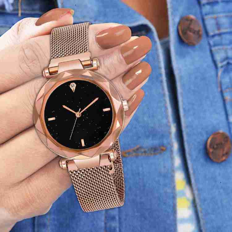 CLATTER MAGNAETIC WATCHES FOR GIRL MAGNET WATCH Analog Watch For Girls Buy CLATTER MAGNAETIC WATCHES FOR GIRL MAGNET WATCH Analog Watch For Girls magnet watch gold exclusive for girls