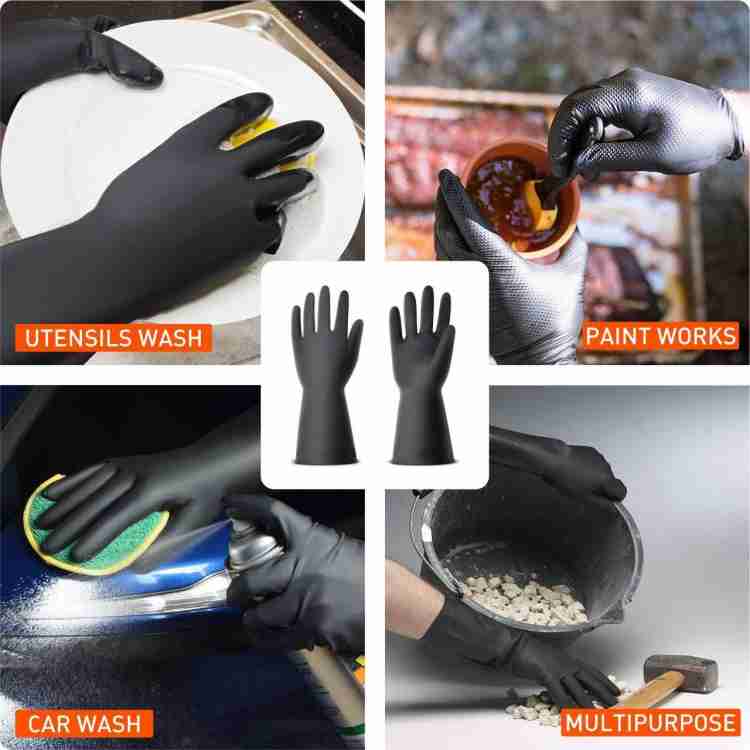 Industrial dishwashing clearance gloves