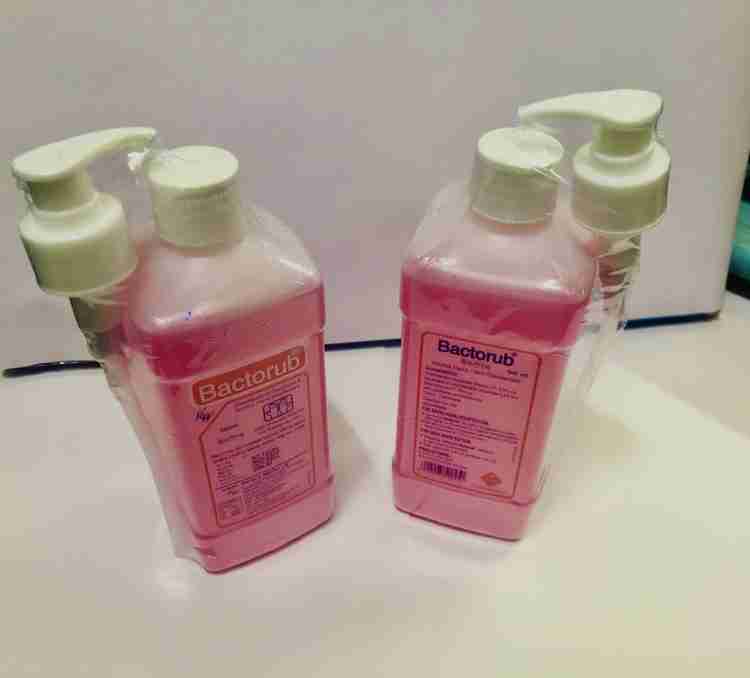 BACTORUB Pink PACK OF 2 500ML Hand Sanitizer Pump Dispenser