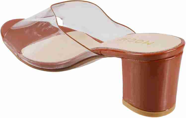 MOCHI Women Tan Heels - Buy MOCHI Women Tan Heels Online at Best Price -  Shop Online for Footwears in India