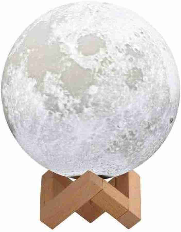 PIXSHOW 3D Moon Shaped LED Night Lamp