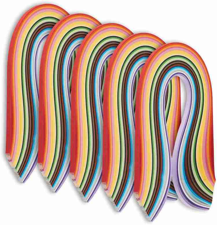 Vardhman 1000 Multicolored High Quality Paper Quilling Strip 5 mm