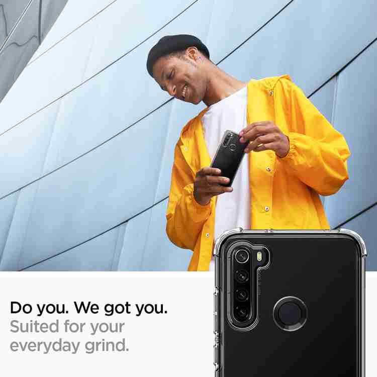 Spigen Crystal Shell Back Cover for Mi Redmi Note 8 Spigen Flipkart