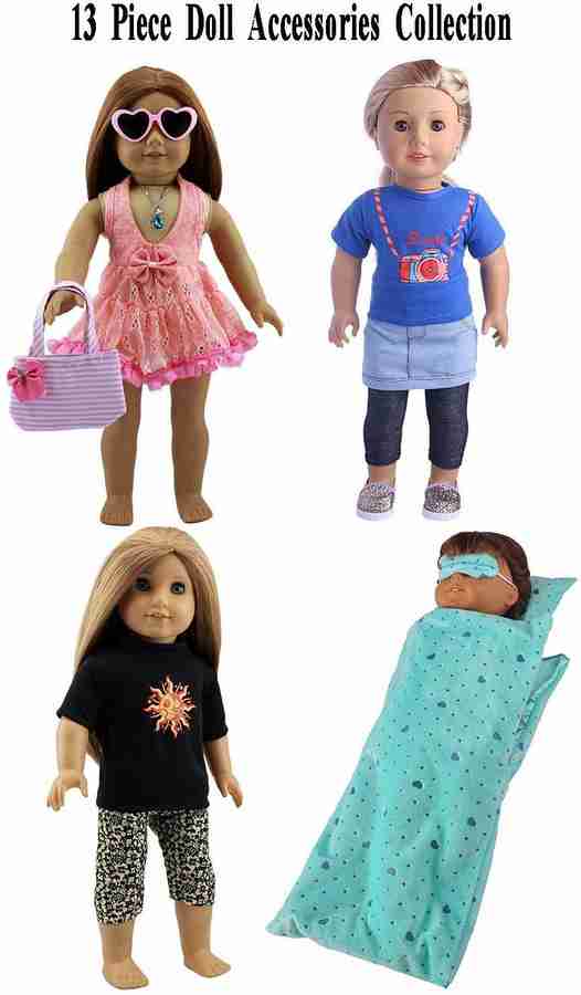 dreamtoyhouse American Girl Doll Clothes Accessories Set Fits