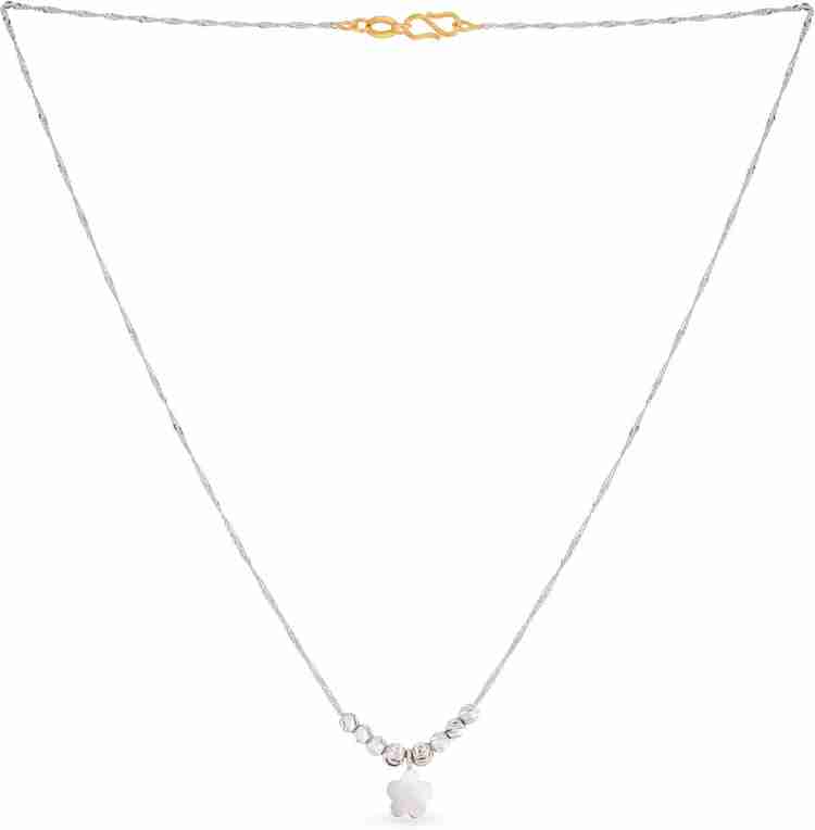 MALABAR GOLD DIAMONDS NENOSA0371 W 16 Choker White Gold Precious