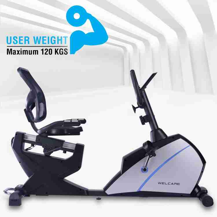 WELCARE WC1588 Recumbent Bike Adjustable Seat Magnetic Resistance