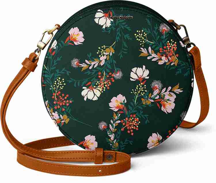 DailyObjects Multicolor Sling Bag Lush Midnight Orbis Crossbody Bag Green Price in India Flipkart