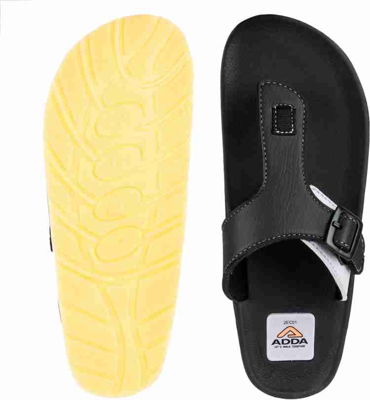 Adda Men Omega 01 Flip Flops Buy Black Color Adda Men Omega 01