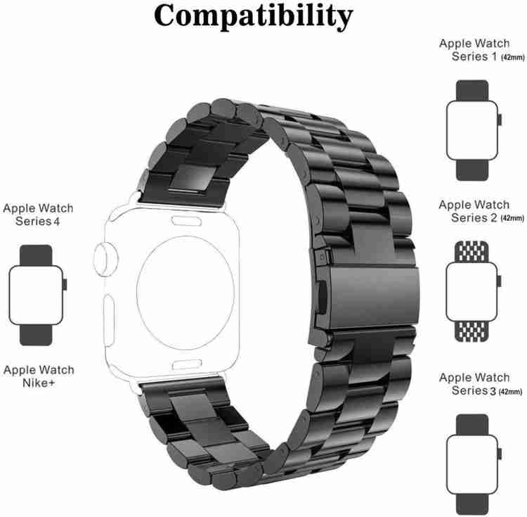 CHG 42mm 44mm Stainless Steel Band Compatible with Apple Watch