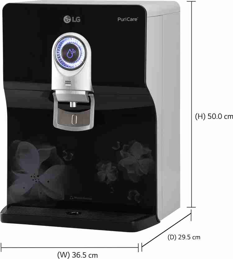 LG WW182EP 8 L RO UV UF Water Purifier Dual Protection Airtight Stainless Steel Tank Mineral Booster 2 in 1 Water Solution with Multi Stage Filtration Process and Digital Sterilization care LG Flipkar...