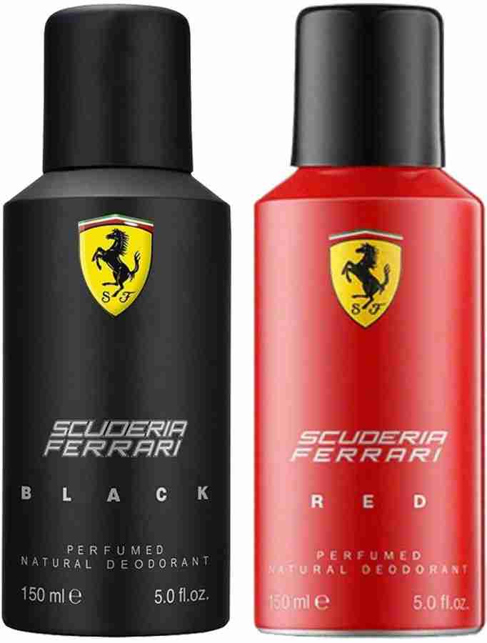 SCUDERIA FERRARI black red Deodorant Spray For Men