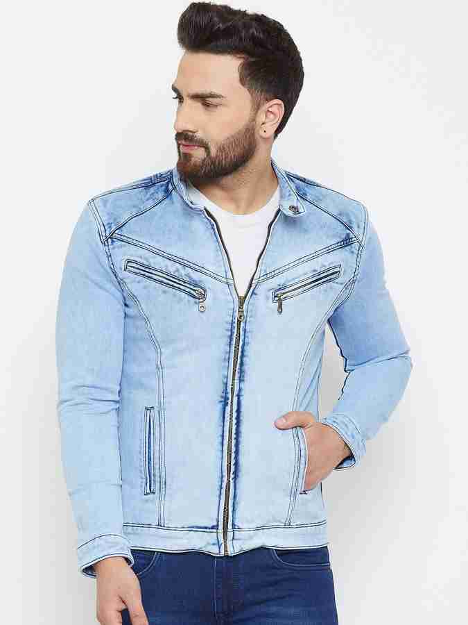 Krossstitch Full Sleeve Solid Men Denim Jacket Buy Krossstitch Full Sleeve Solid Men Denim Jacket Online at Best Prices in India Flipkart