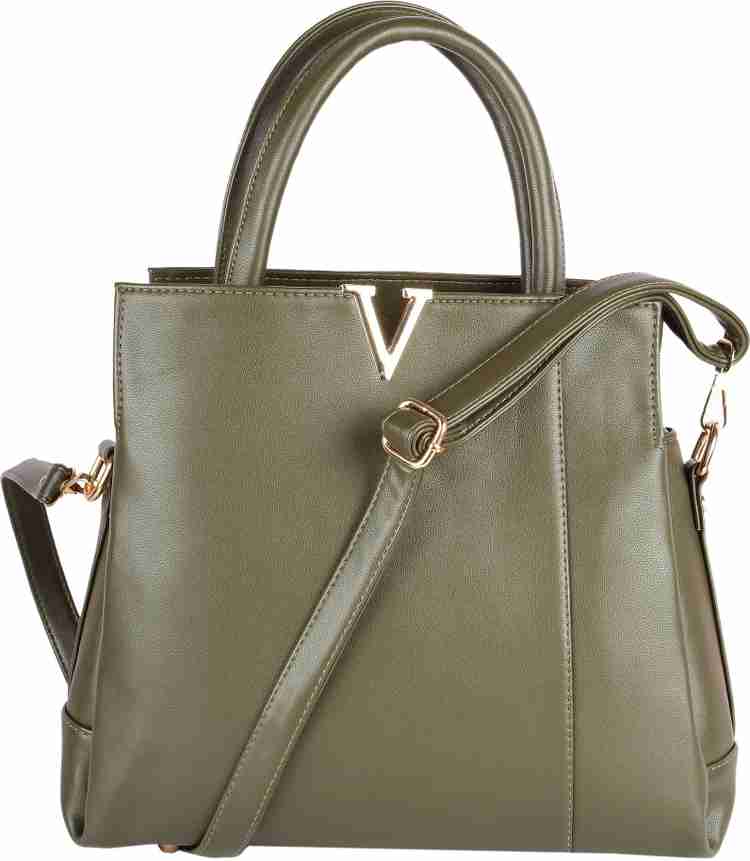 Olive green handbags online hot sale
