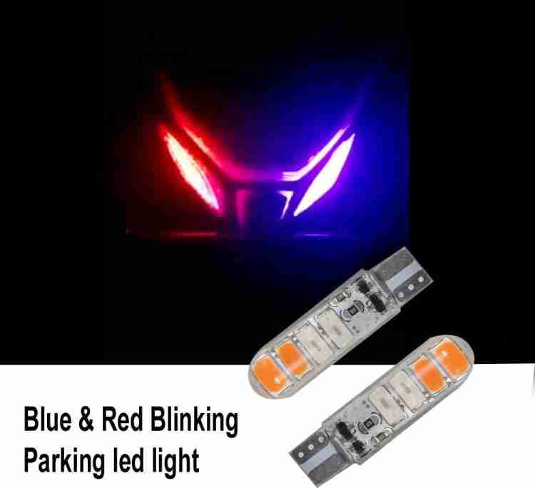 acube mart red blue blinker parking bulb Parking Light Motorbike LED (12 V,  8 W)