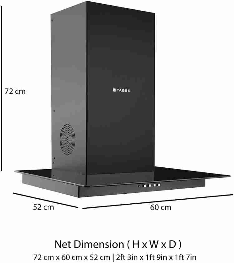 Faber chimney shop glassy 3d