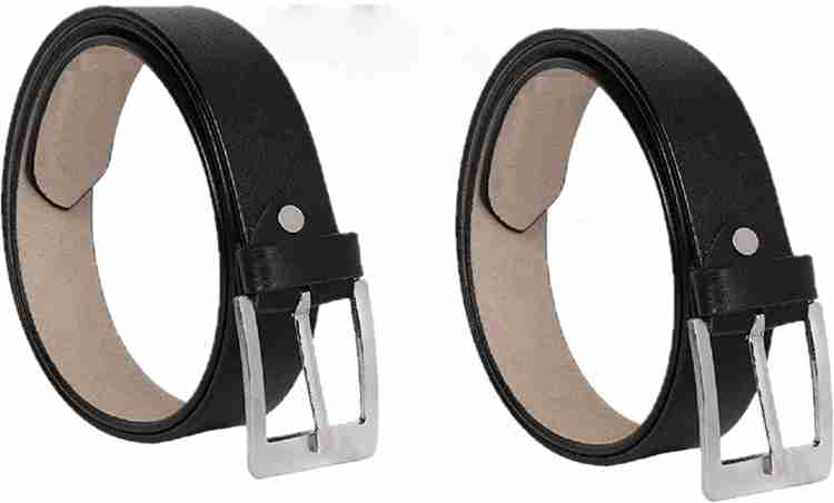 ajanta supreme Men Black Genuine Leather Belt black Price in India Flipkart