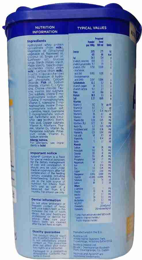 Aptamil comfort milk hotsell