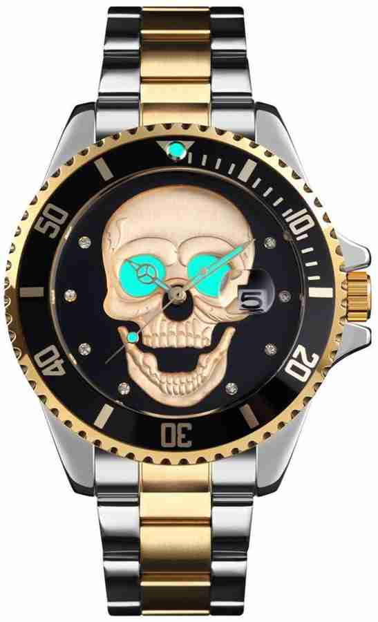 Skmei best sale skull watch