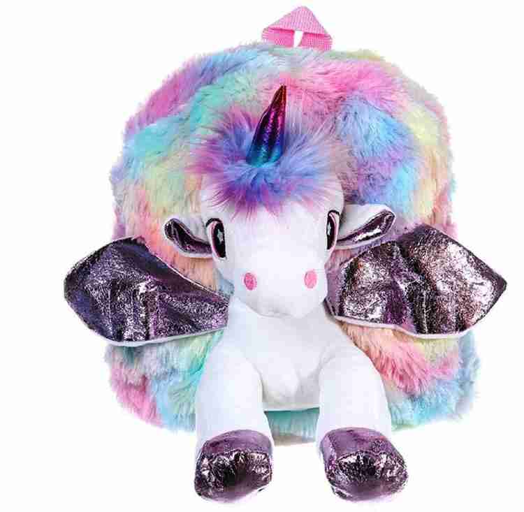 Flipkart FunBlast Unicorn Soft Bag for Kids School Picnic Bag for Baby Boys Girls Cute Soft Bags for Children Backpack Backpack