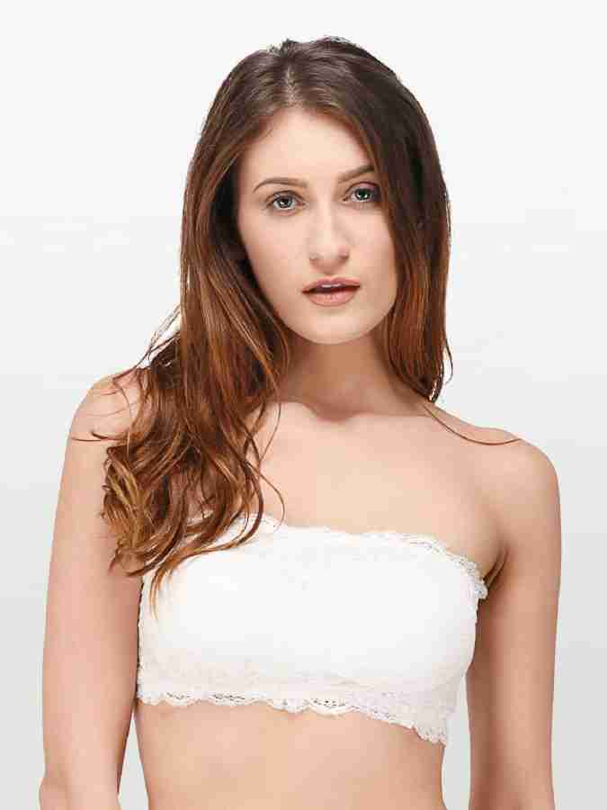 Buy PrettyCat Strapless Bralette - White online