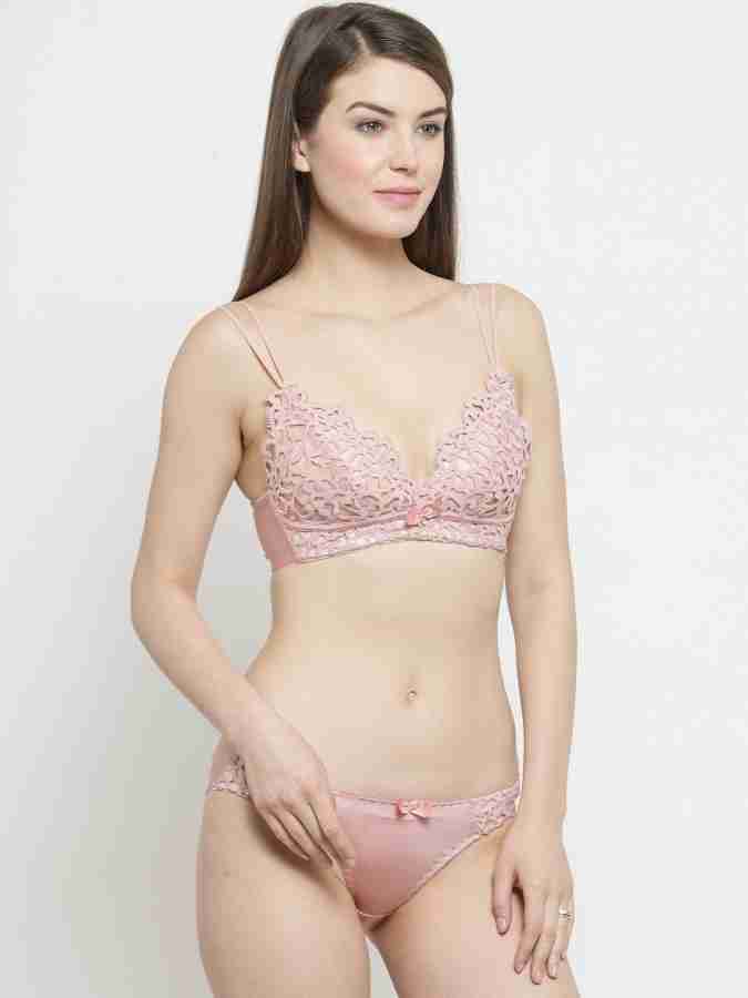 Buy online Multi Colored Printed Bra And Panty Set from lingerie for Women  by Prettycat for ₹510 at 57% off