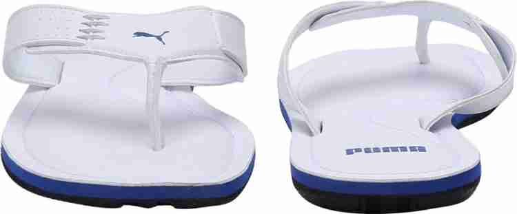 Puma white slippers hot sale