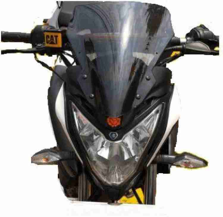 BikerZ Gallery Universal Bike Head Light Visor V 12346 Black Bike