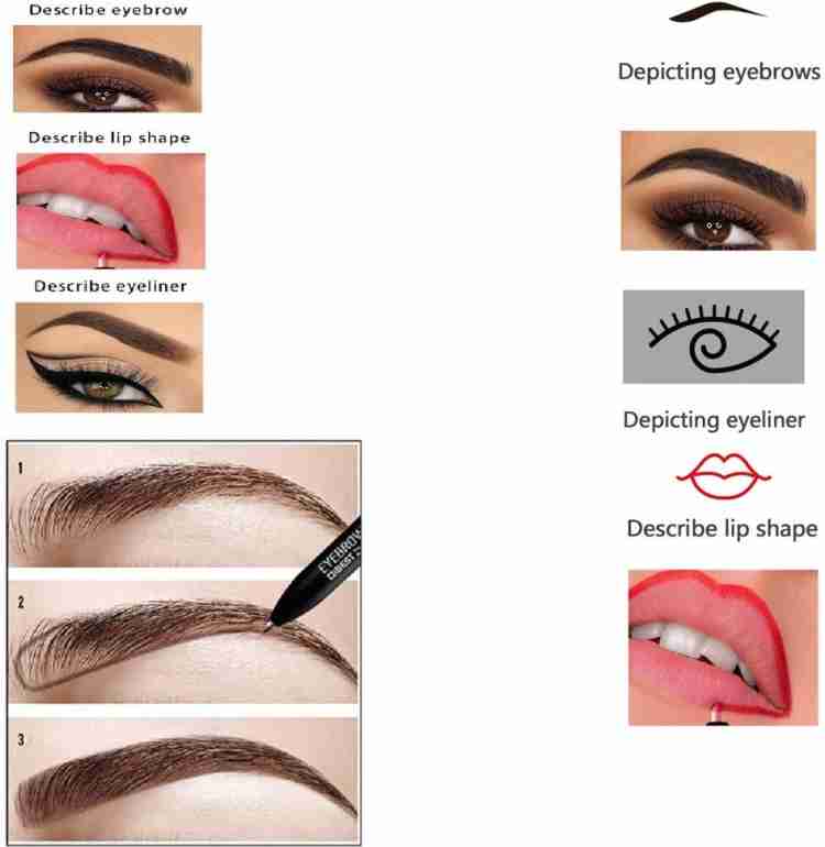 Beautica 4-In-1 Waterproof Eyebrow Pencil Rotating Pressed Refills Eyeliner  Lip-Liner Eyebrow Pen Long 4 ml - Price in India, Buy Beautica 4-In-1  Waterproof Eyebrow Pencil Rotating Pressed Refills Eyeliner Lip-Liner  Eyebrow Pen