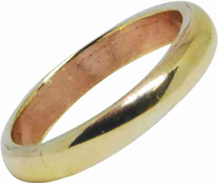 SEN ENTERPRISE Bronze Ring Pure Bronze Ring Gold plated