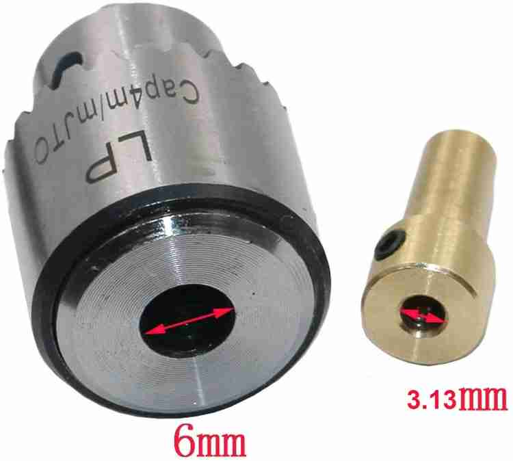 amiciTools Motor Drill Chucks Clamping for 0.3-4 mm Bits, Taper Mounted  Drill Chuck 3.13mm Brass Drill Chucks 0.3-4 mm Price in India - Buy  amiciTools Motor Drill Chucks Clamping for 0.3-4 mm