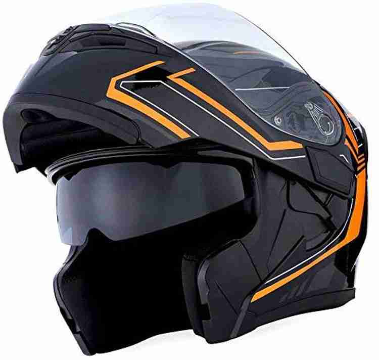 1storm motorcycle modular full face helmet flip up dual visor sun shield hb89 hotsell